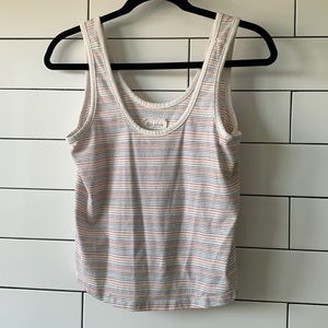 Marine Layer crop stripe tank